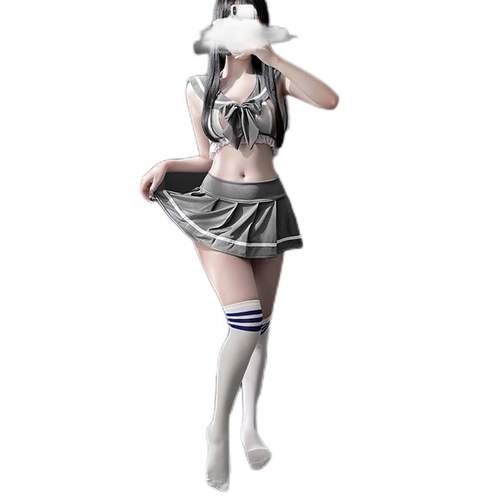 5443 Cosplay schoolgirl suit Japanese lingerie uniform temptation sexy